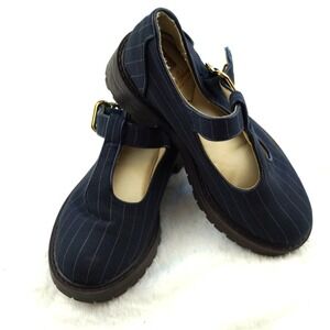 Sam Edelman Girls Taelor Kids Pinstripe Loafers Platform‎ Size 12M
